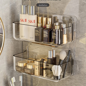 Wall-Mounted Bathroom Organizer Box