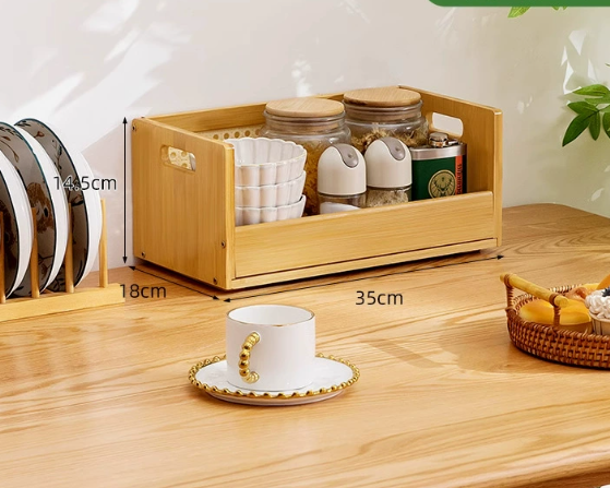 Bamboo Kitchen Storage Box