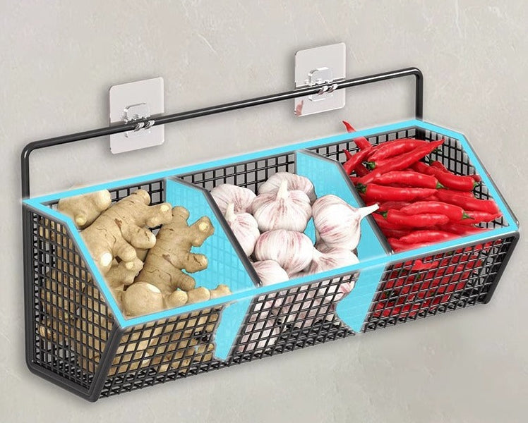 Multifunctional Organizer for Vegetables & Spice Storage