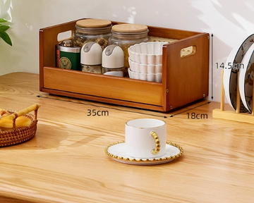 Bamboo Kitchen Storage Box
