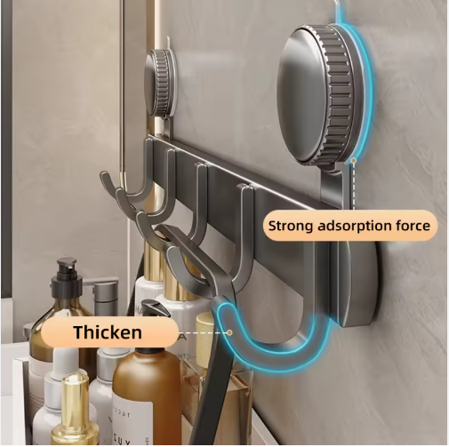 Black Space Aluminum Wall Hook