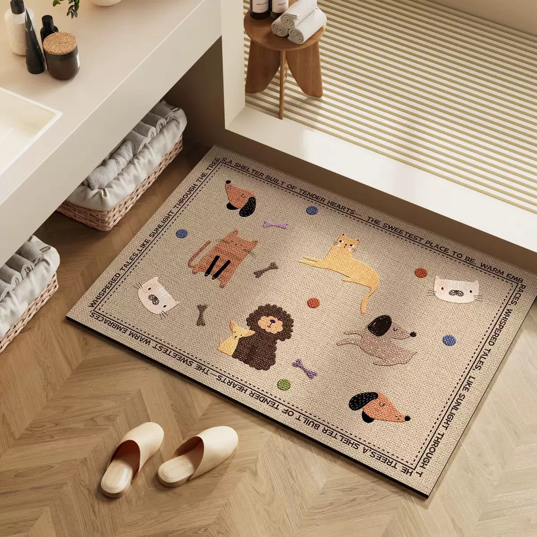 Cartoon Bathroom Floor Mat 50*80cm
